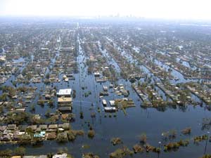 hurricane katrina flood damage