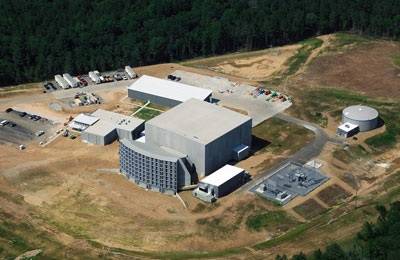 Ariel view of the new research facility.