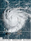 Satellite image of huricane Lee