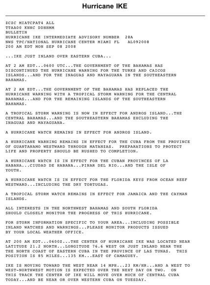 NHC Tropical Cyclone Graphical Product Descriptions
